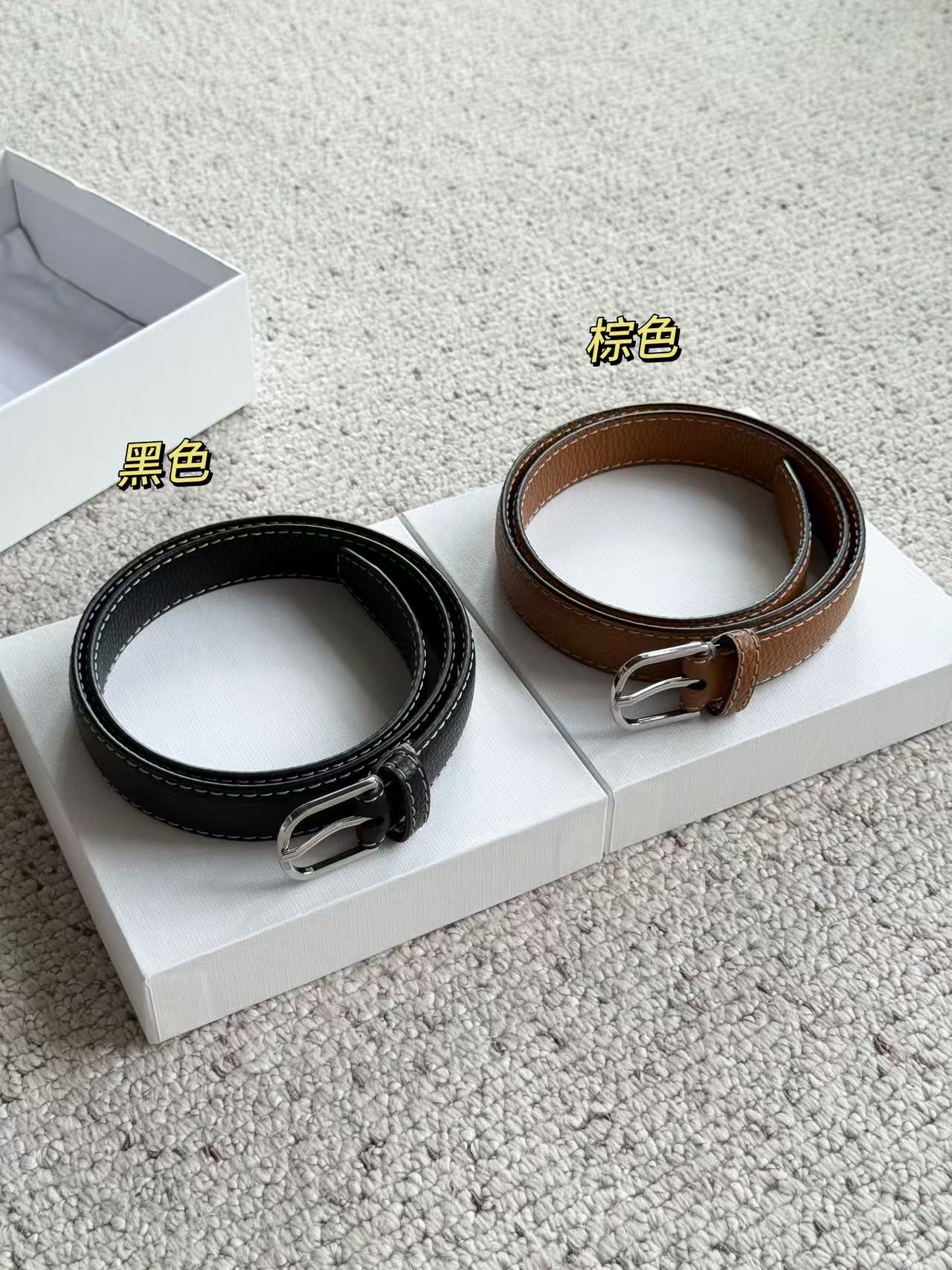 Handmade full-grain leather belt